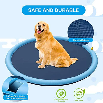 PetSplash – Interactive Water Pad for Dogs with Sprinkler Cooling Fun