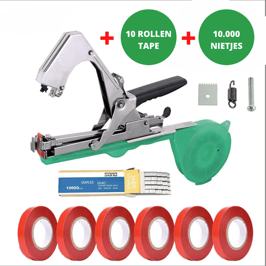 Plant Support Tool Set – Easy Plant Tying System for Climbing Plants, Flowers & Vegetables