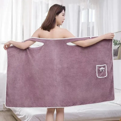 Portable Women's Bathing Towel – Quick-Drying, Stylish and Lightweight Towel for Beach, Spa, and Fitness