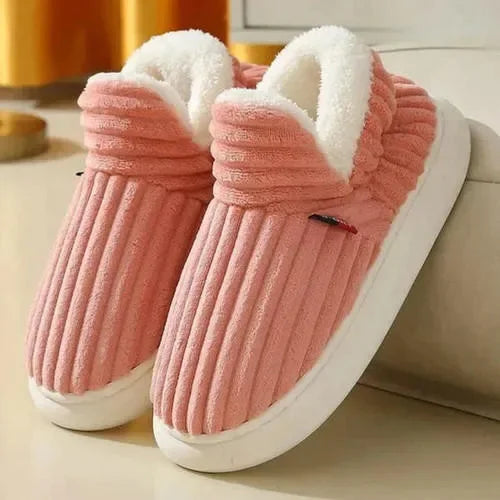 Women's Winter Indoor Slippers with Plush Lining and Anti-Slip Sole