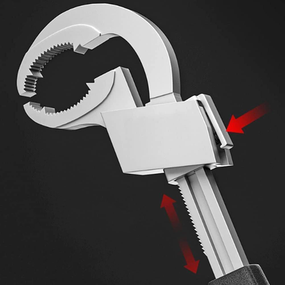Universal Wrench – Adjustable Double-Head Spanner for Nuts & Bolts with Replaceable Heads