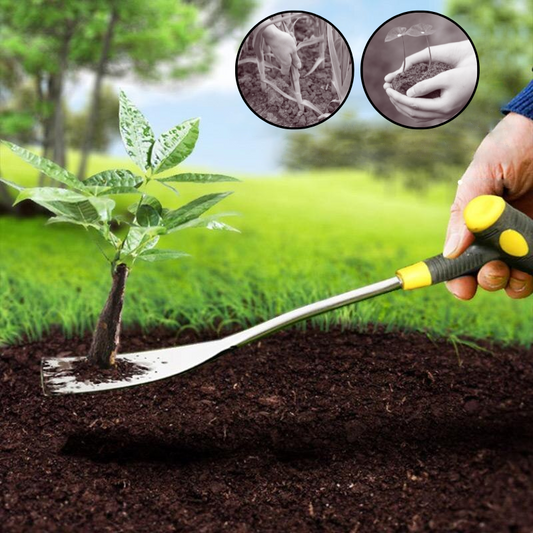 ErgoPlant – Ergonomic Transplant Shovel for Safe & Easy Garden Replanting