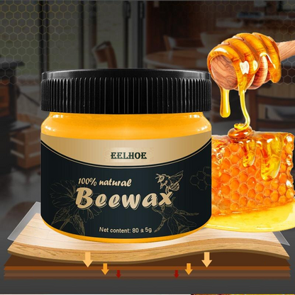 Natural Beeswax Wood Polish – Restore & Protect Wooden Furniture and Floors with Natural Shine