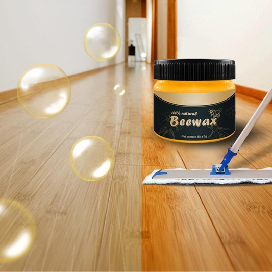 Fast Wood Cleaner and Polisher – Natural Beeswax Formula for Deep Cleaning & Long-Lasting Wood Protection
