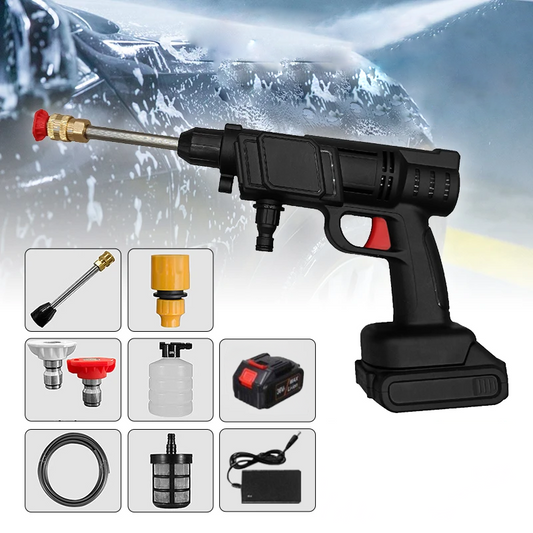 Portable Electric High-Pressure Cleaner – Powerful Cordless Washer with Long Battery Life
