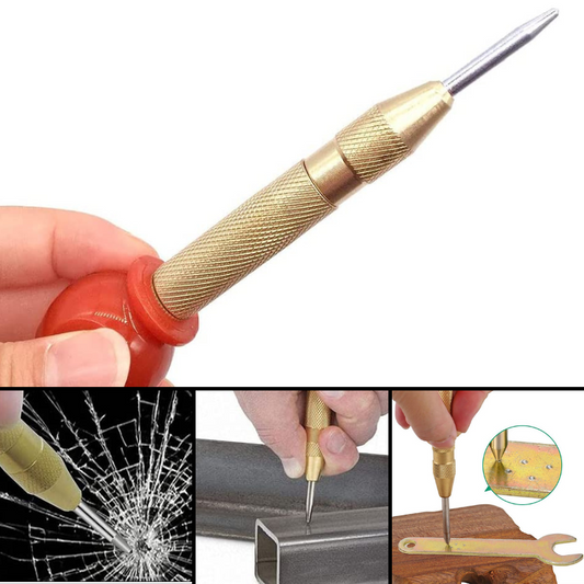Precision Drilling Tool – Spring-Loaded Center Punch for Accurate Hole Marking