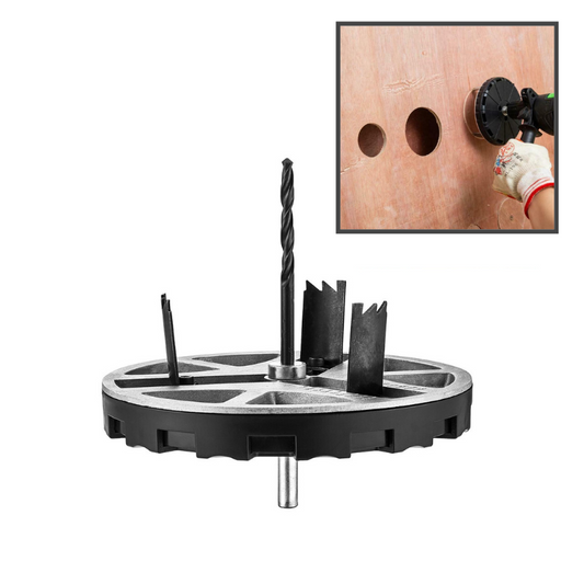 Adjustable Ponsaw – Precision Hole Cutter with 4.5–13 cm Diameter for Wood & Plastic