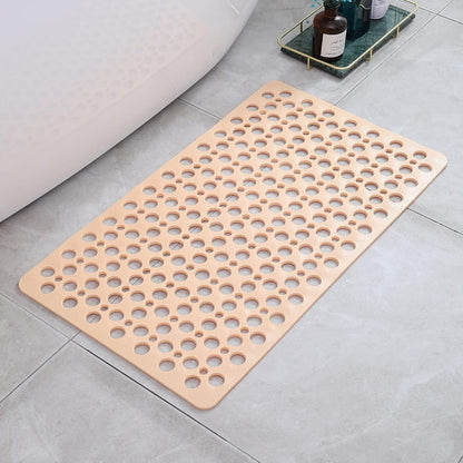 Luxury Anti-Slip Shower Mat – Hygienic, Mold-Resistant Bath Mat with Strong Suction Cups and Quick-Drainage Design