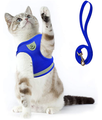 Adventure Harness – Escape-Proof Cat Harness with Reflective Leash for Safe Outdoor Exploration