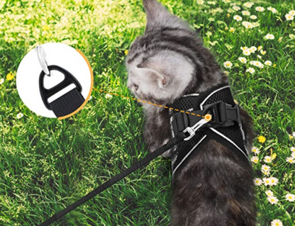 Adventure Harness – Escape-Proof Cat Harness with Reflective Leash for Safe Outdoor Exploration
