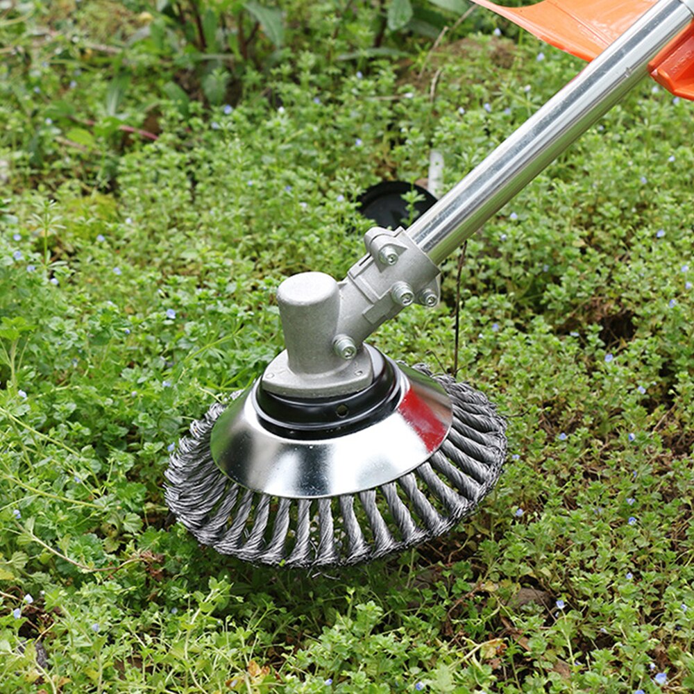 Unbreakable Wire Trimmer Knife – 360° Steel Blades for Weed-Free Lawns