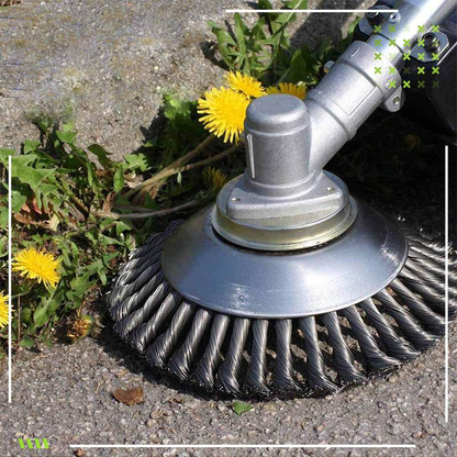 Unbreakable Wire Trimmer Knife – 360° Steel Blades for Weed-Free Lawns