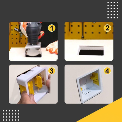 QuickSlot Pro Cutter – Precision Square & Rectangle Cutter for Multi-Tools