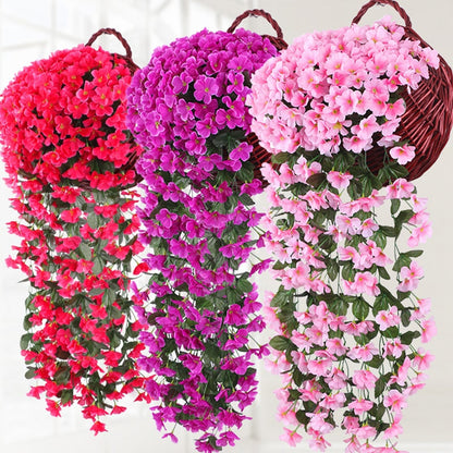 Lifelike Wisteria Flower Arrangement – Silk Hanging Vine for Natural-Looking Indoor & Outdoor Decor